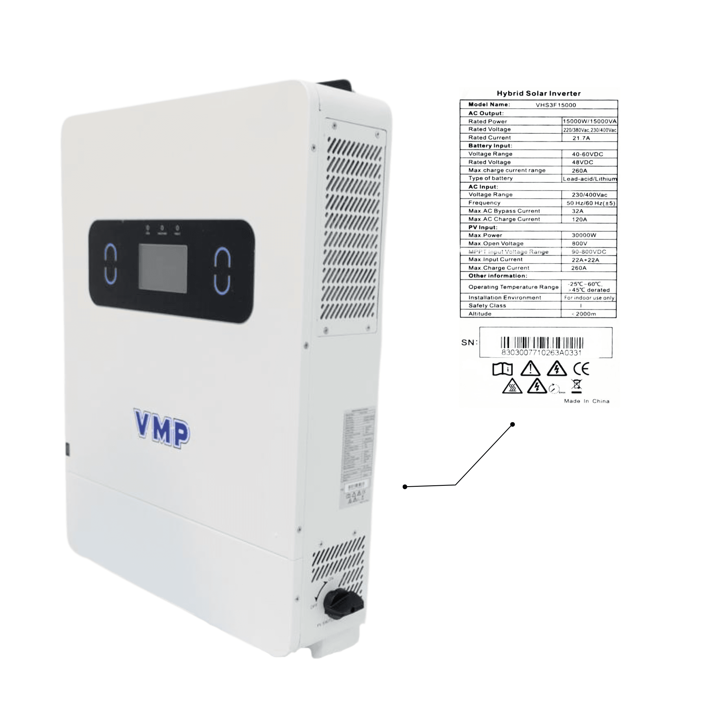 VMP VHS3F15000